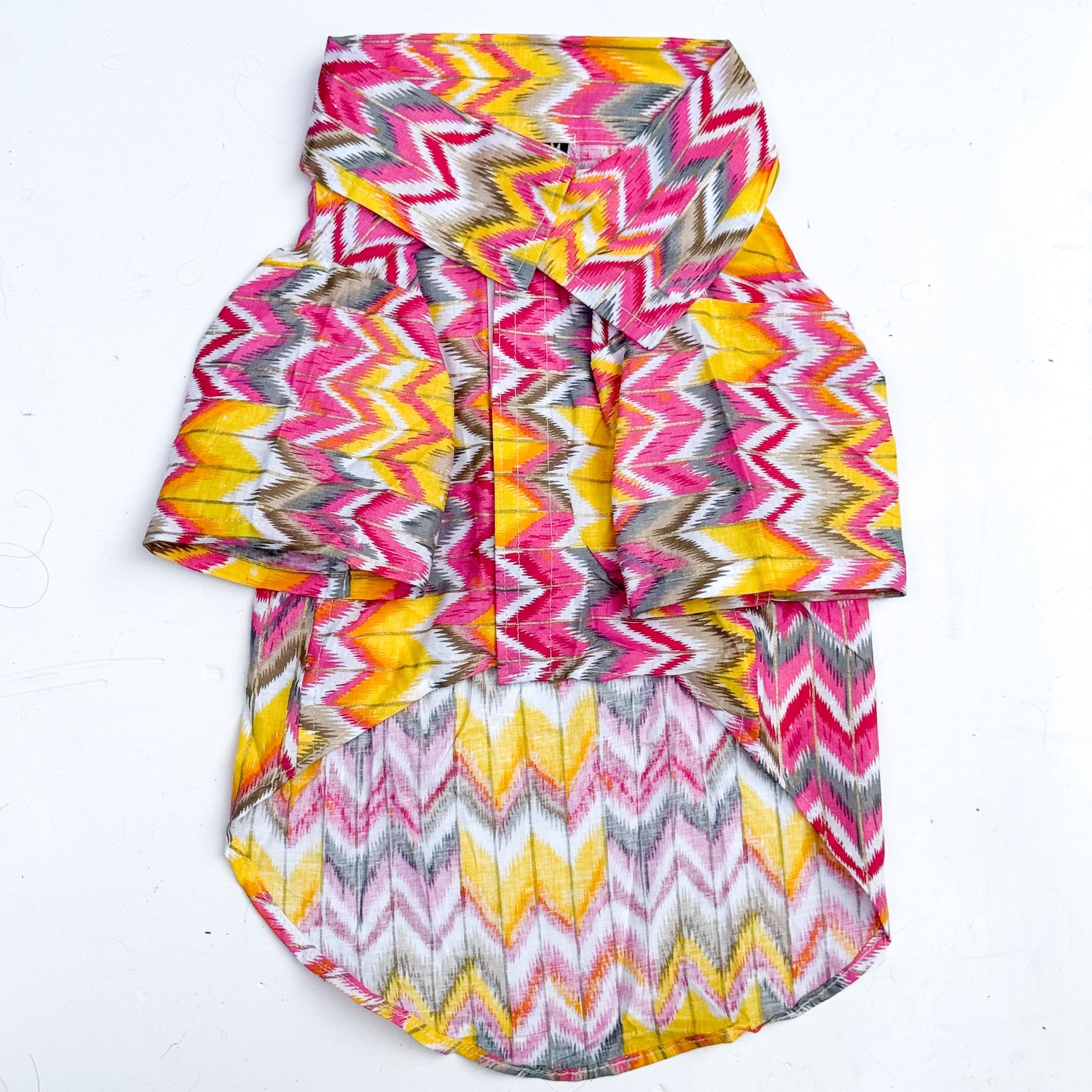 Dog Clothes| Zig-Zag kurta Pink | Sizes and Colours Available| Claws N Paws