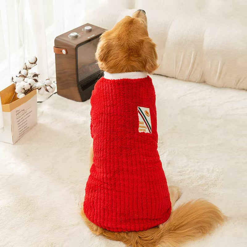 Double-Sided Flannel Fleece Sweater (Large Breeds only)