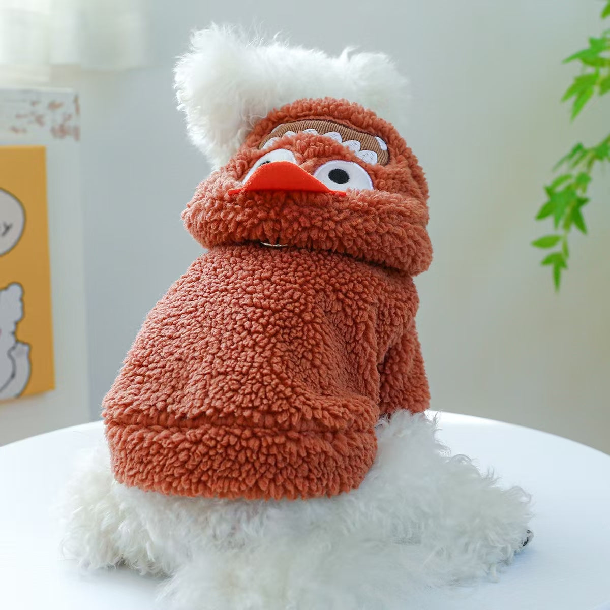 Brown Cookie Monster Hoodie
