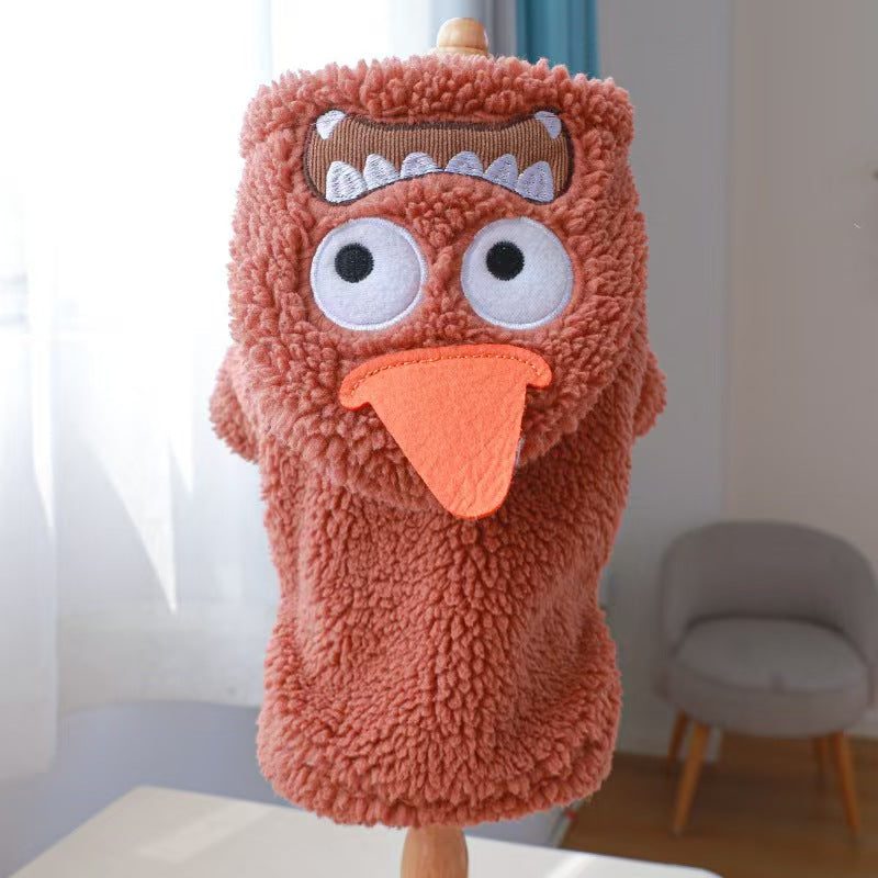 Brown Cookie Monster Hoodie