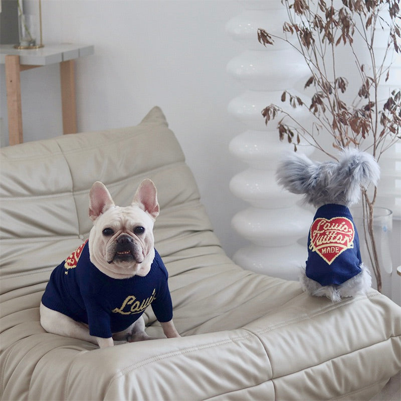 LV Navy Blue Knitted Sweater