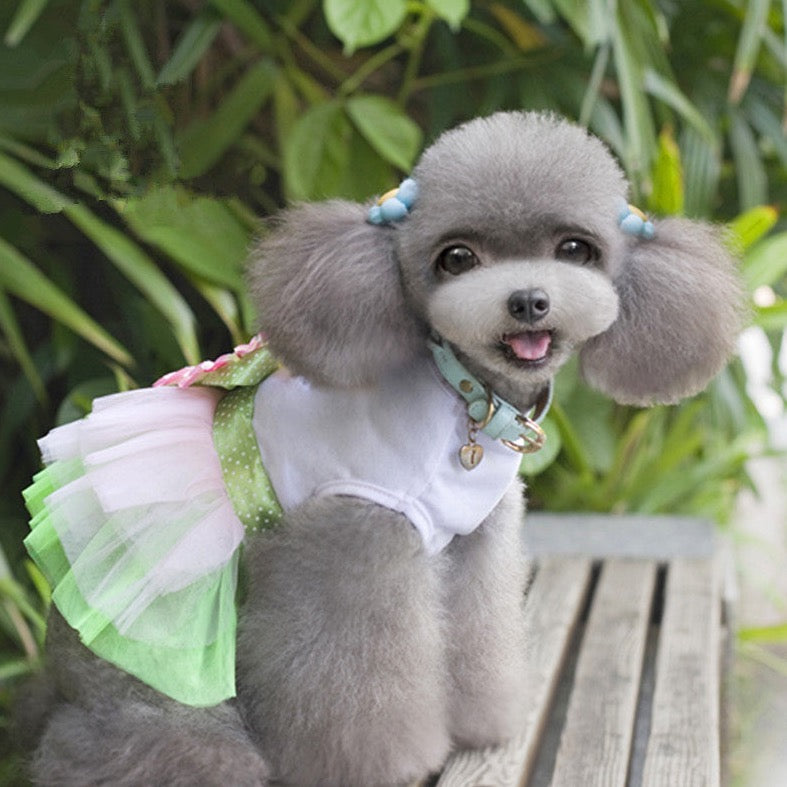 Flower Summer Frock Dress – Cute & Lightweight Dog Clothes for Warm Weather