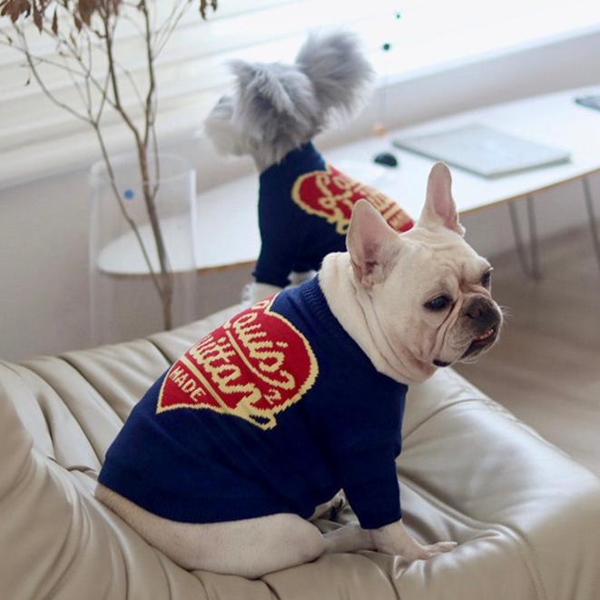 LV Navy Blue Knitted Sweater