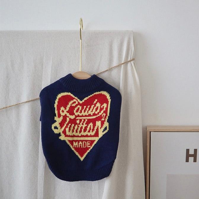 LV Navy Blue Knitted Sweater