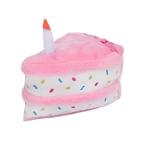 Birthday Cake Slice Squeaky Toy
