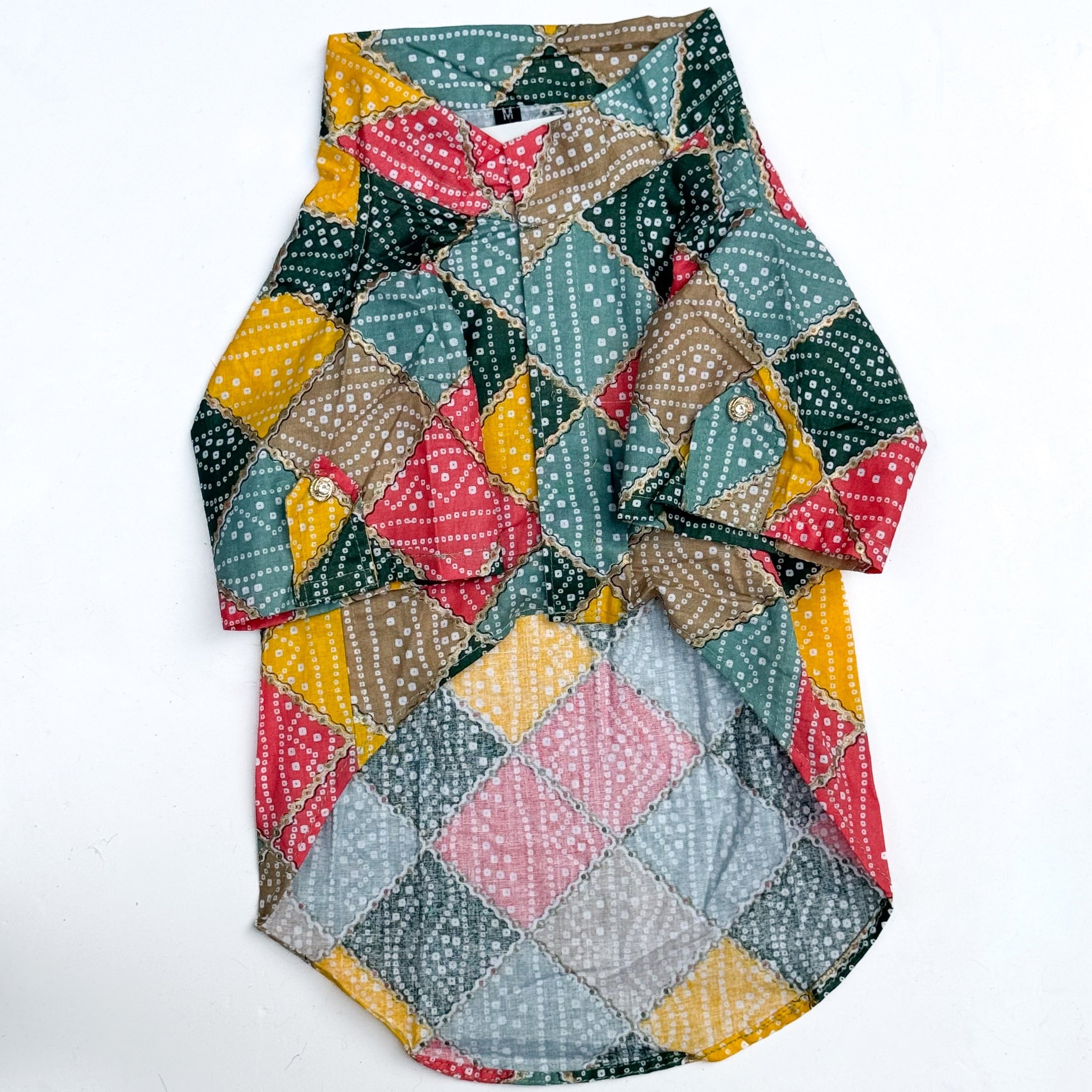 Dog Clothes| Multi Bandani kurta | Sizes and Colours Available| Claws N Paws