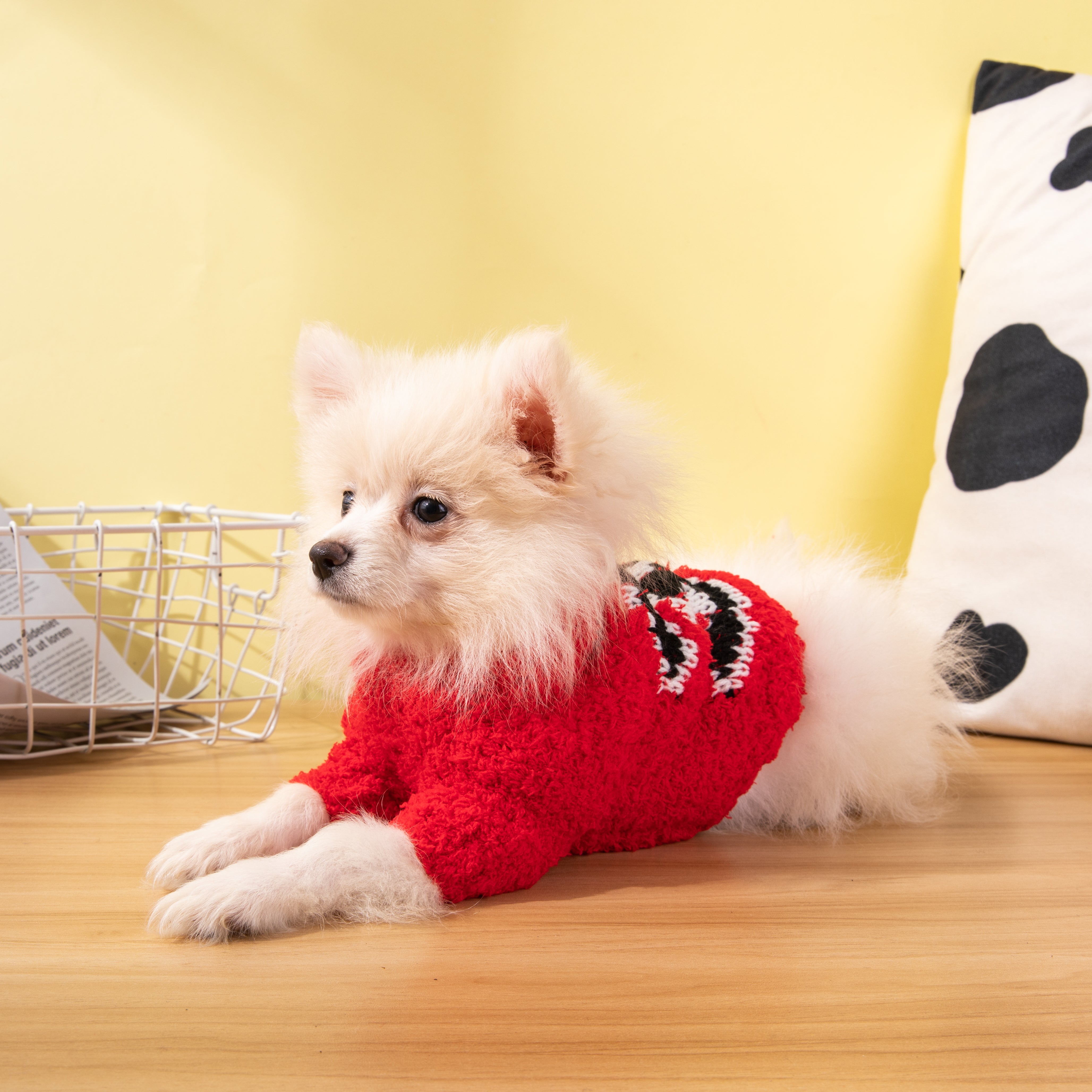 Chanel Faux Fur Knitted Sweater