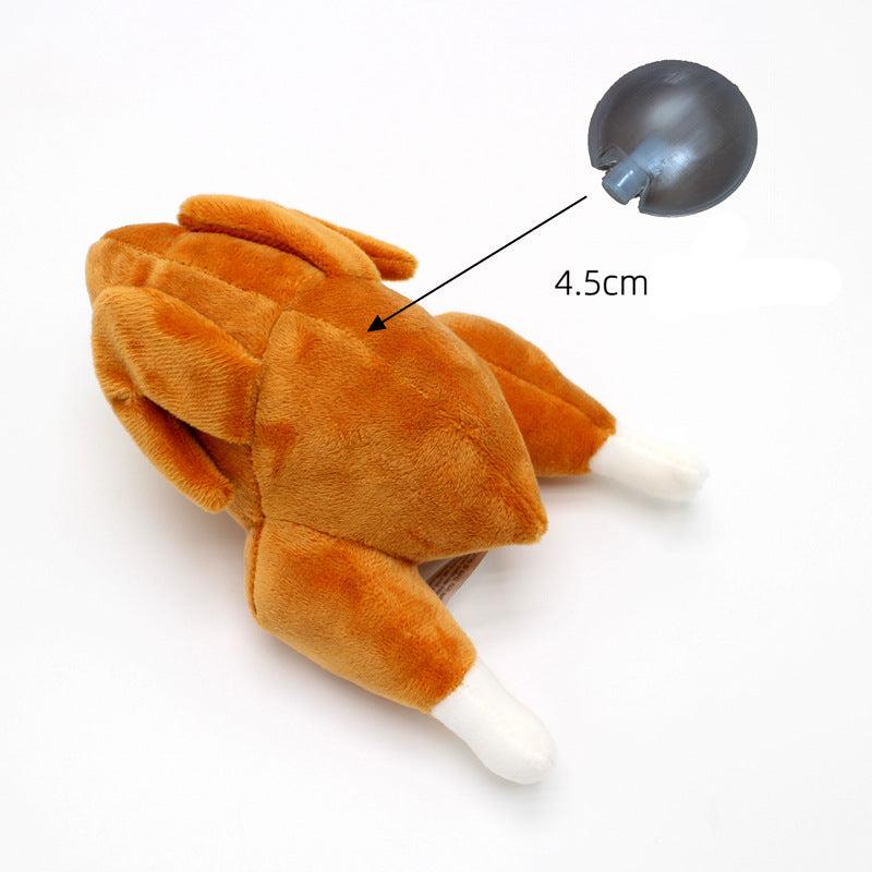 Roasted Chicken Squeaky Plush Toy