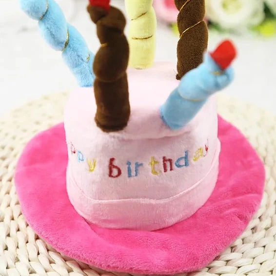 Birthday Cake with Candles Hat