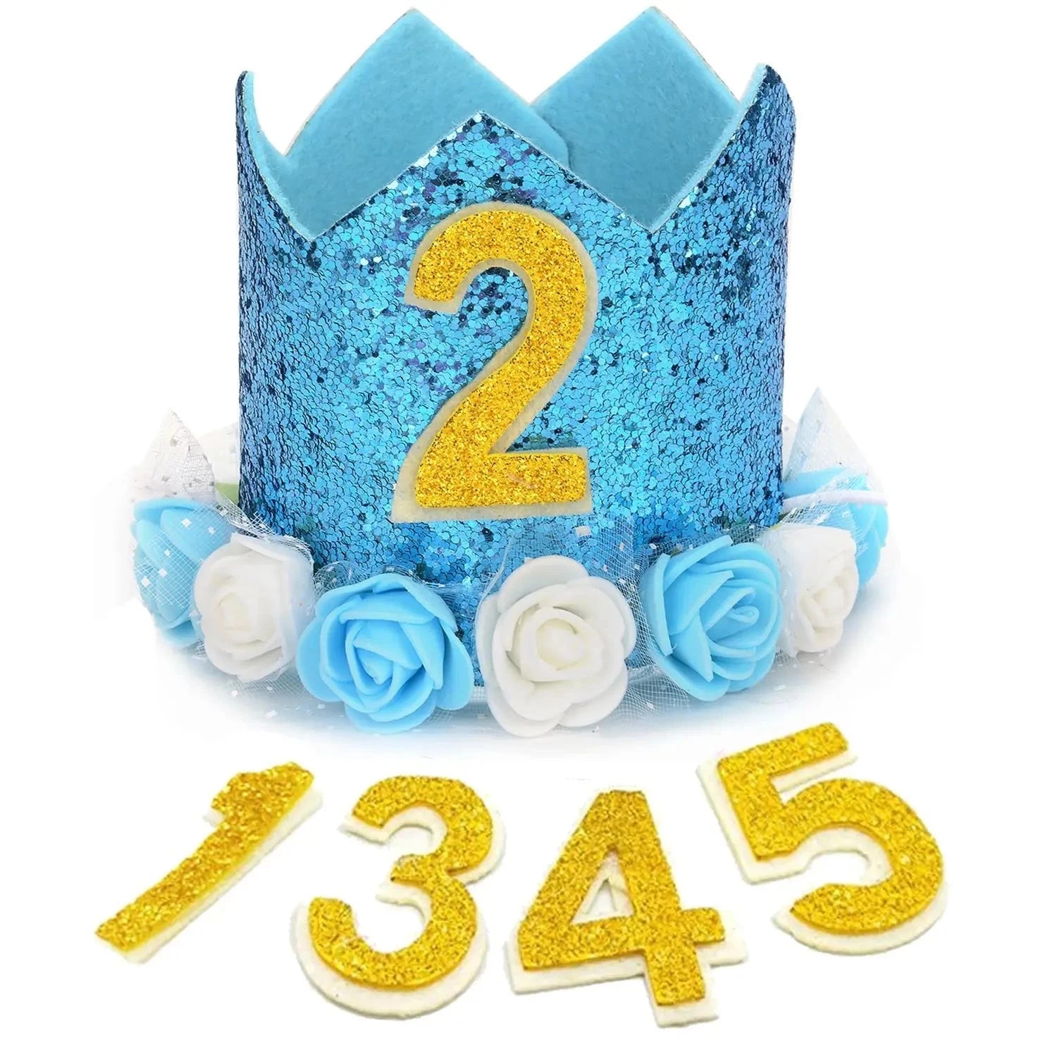 Birthday Crown & Bow Tie Set