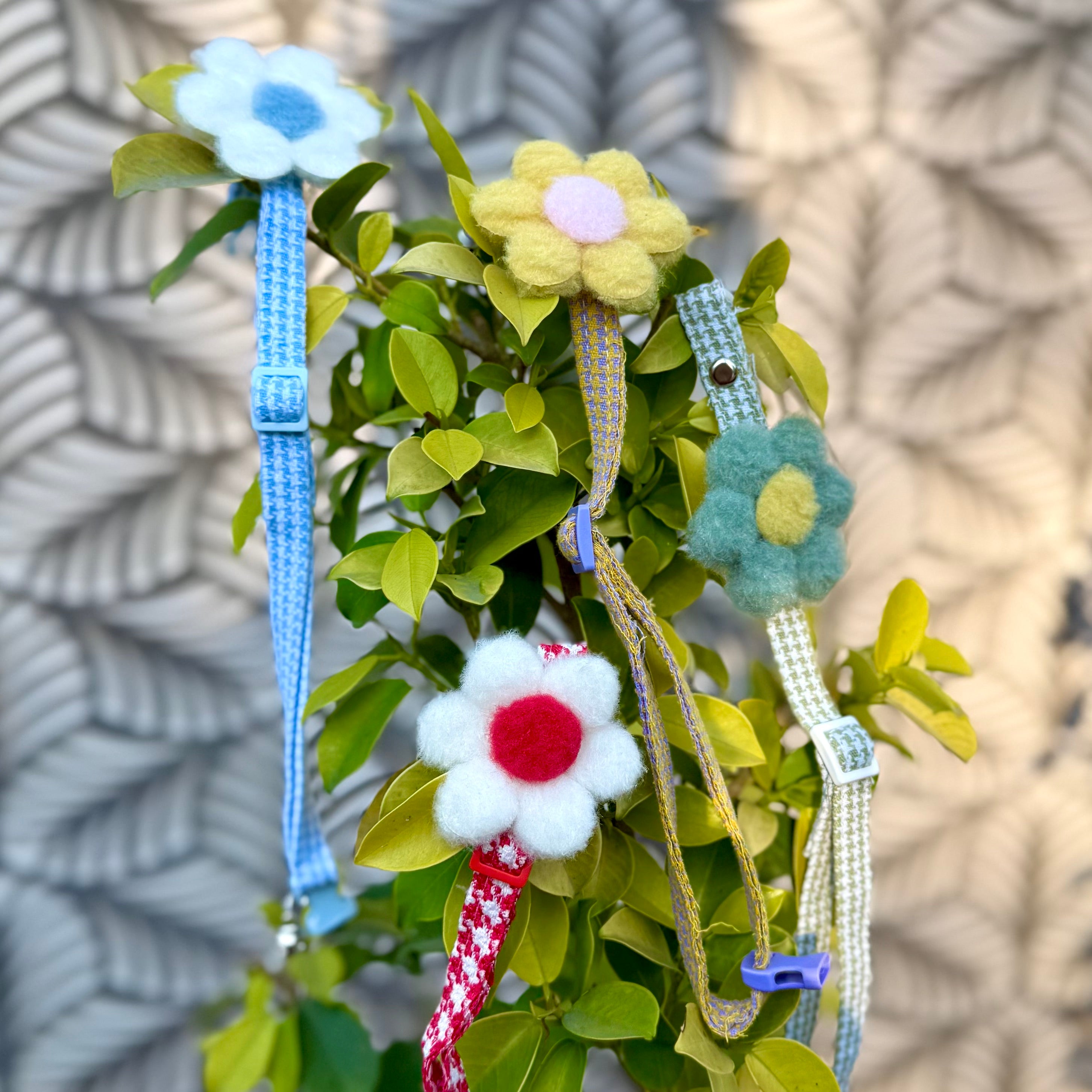 Floral Charm Pet Collar