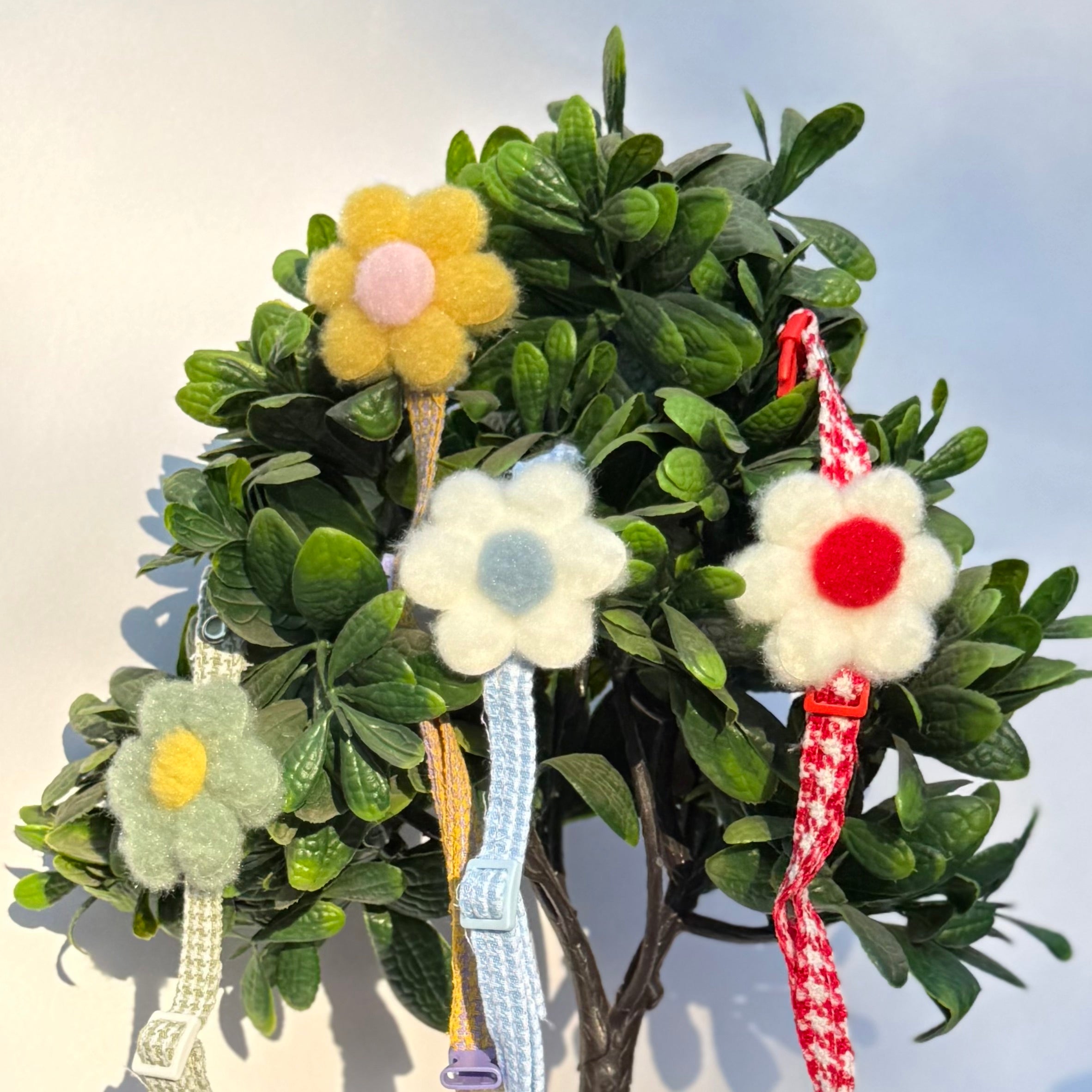 Floral Charm Pet Collar