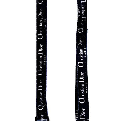 Black CHRISTIAN DIOR Harness and Leash Set
