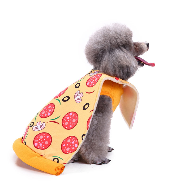 Dog Clothes| Pet Pizza Costume | Sizes and Colours Available| Claws N Paws