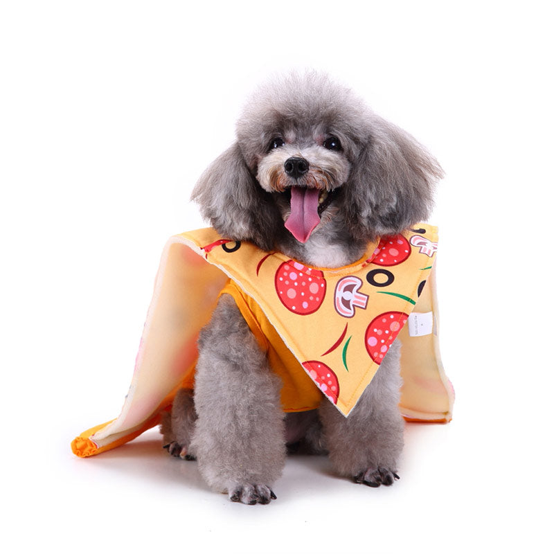 Dog Clothes| Pet Pizza Costume | Sizes and Colours Available| Claws N Paws