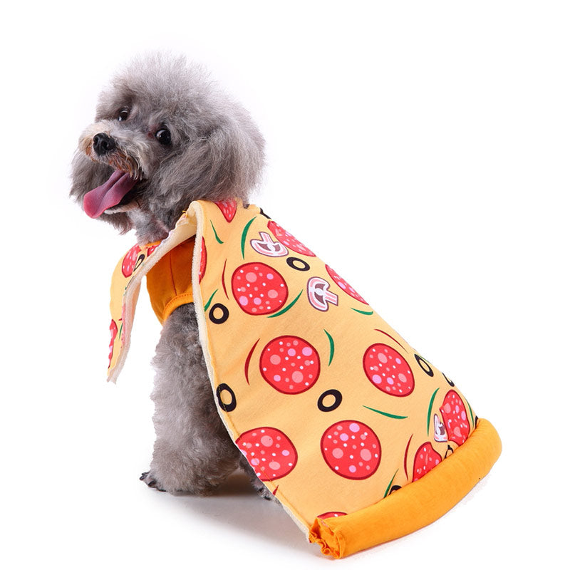 Dog Clothes| Pet Pizza Costume | Sizes and Colours Available| Claws N Paws