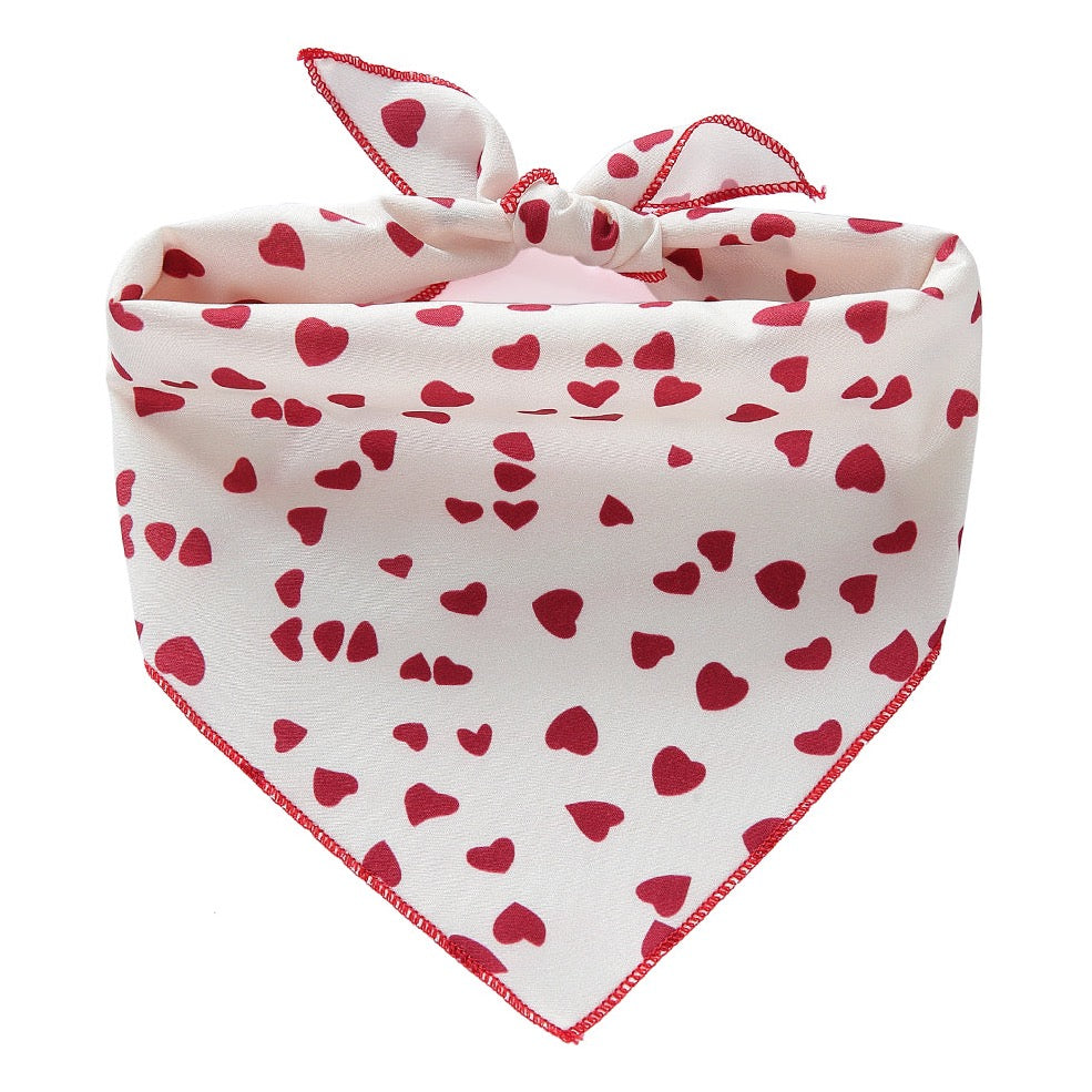 Little Red Hearts Bandana