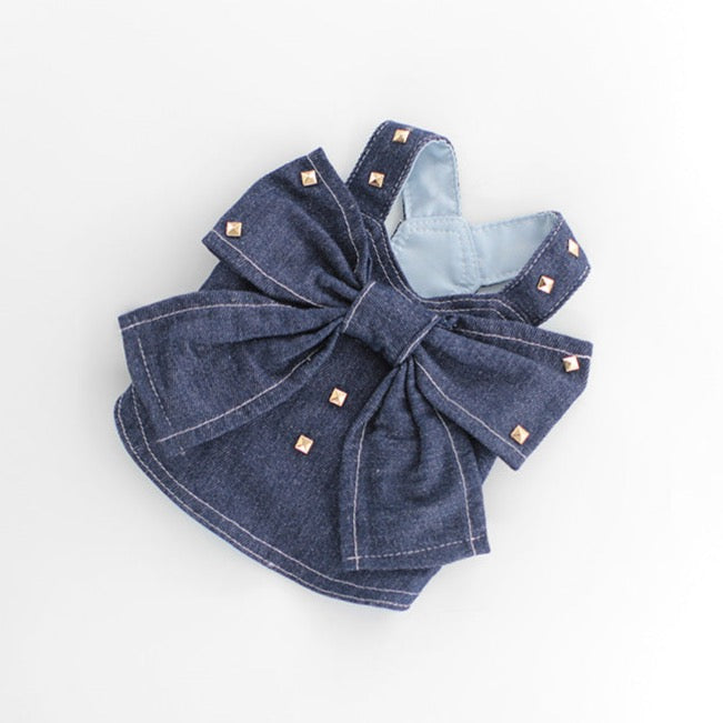 Studded Denim Vest for Dogs - Trendy Pet Clothes in All Sizes | Claws N Paws