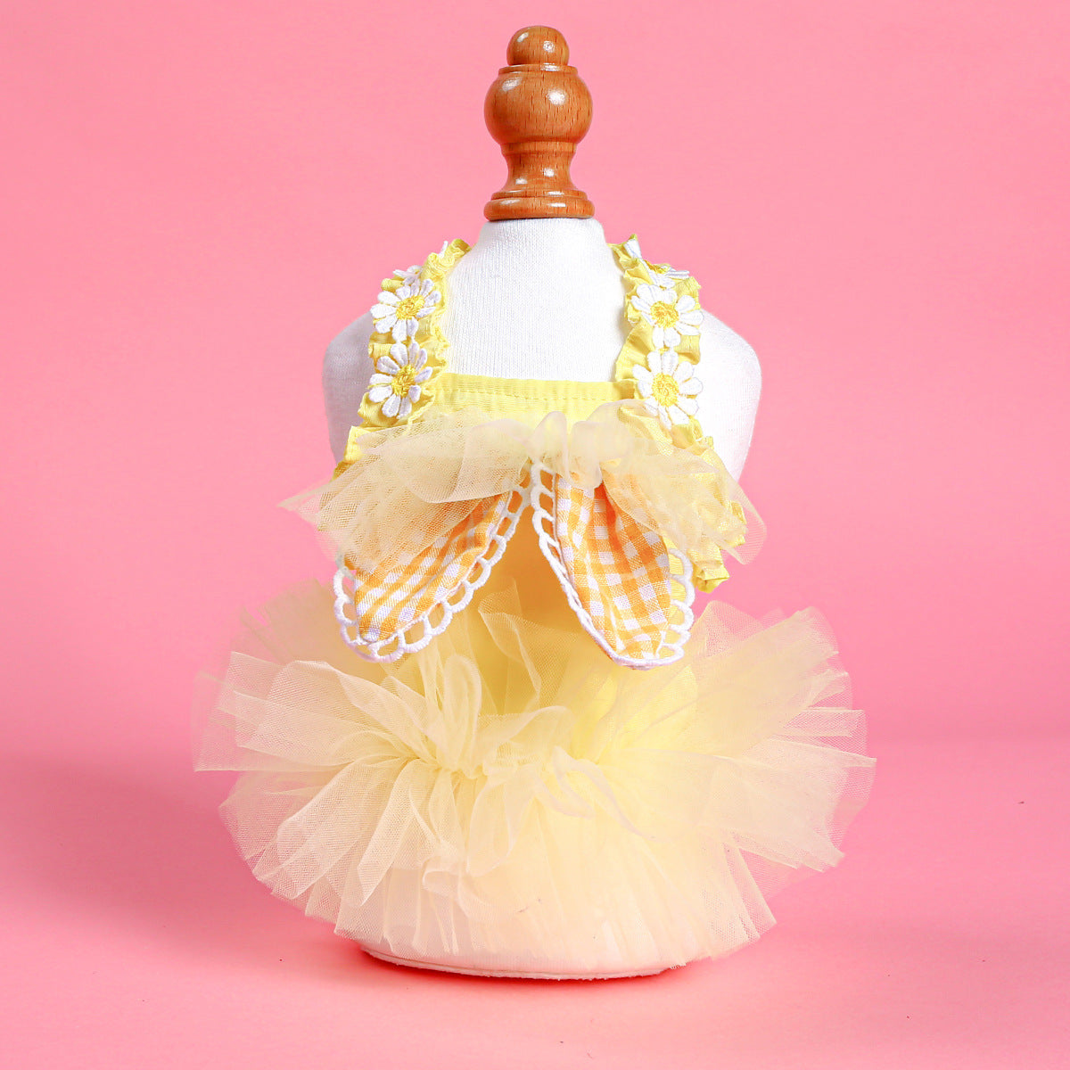 Bunny Ears Sleeveless Summer Dress – Adorable & Lightweight Pet Outfit