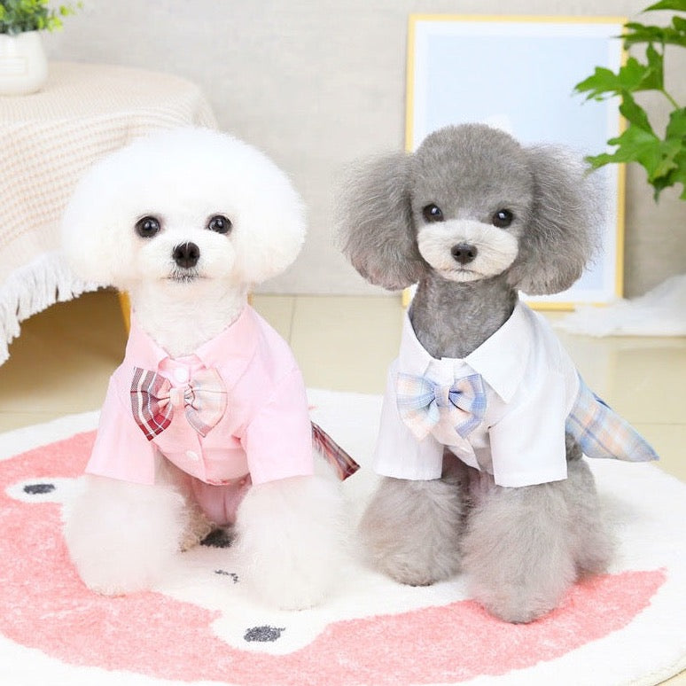 Dog Clothes| JK Style Plaid Dress | Sizes and Colours Available| Claws N Paws