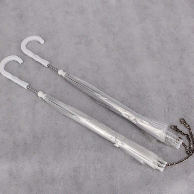 Dog Umbrella| Transparent Portable Umbrella with Built in Pet Leash| Claws N Paws