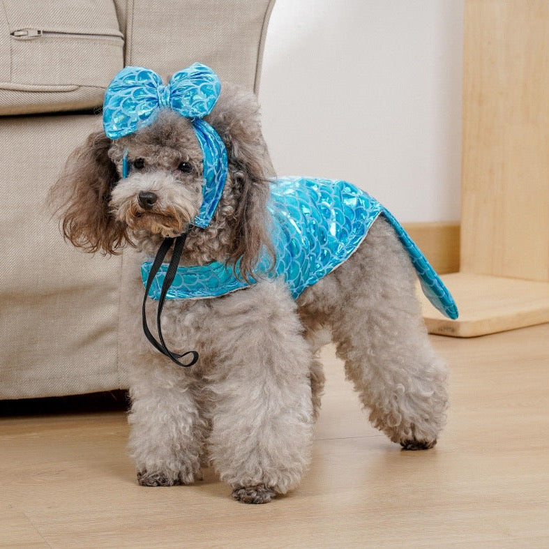 Dog Clothes| Pet Mermaid Costume | Sizes and Colours Available| Claws N Paws