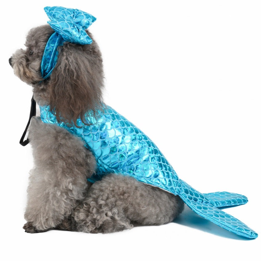 Dog Clothes| Pet Mermaid Costume | Sizes and Colours Available| Claws N Paws