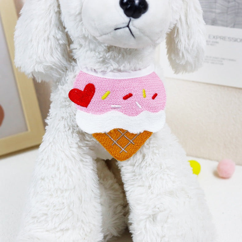 Cute Crochet Pet Bib