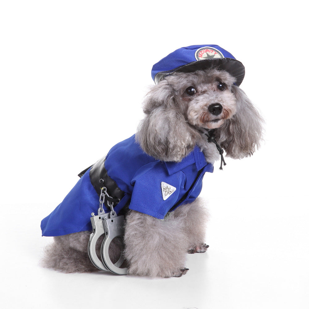 Dog Clothes| Pet Police Costume | Sizes and Colours Available| Claws N Paws