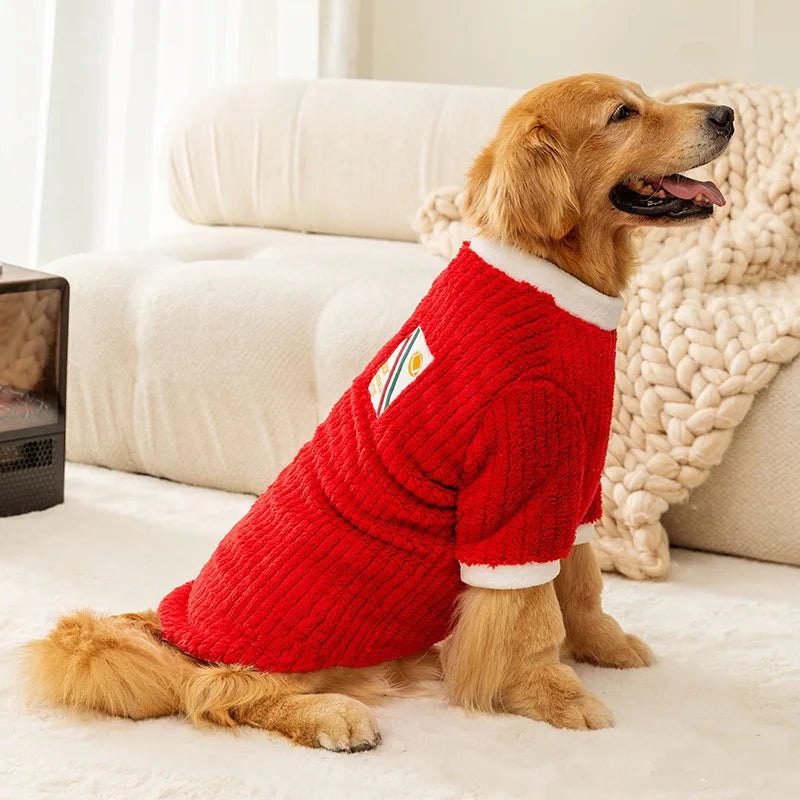 Double-Sided Flannel Fleece Sweater (Large Breeds only)