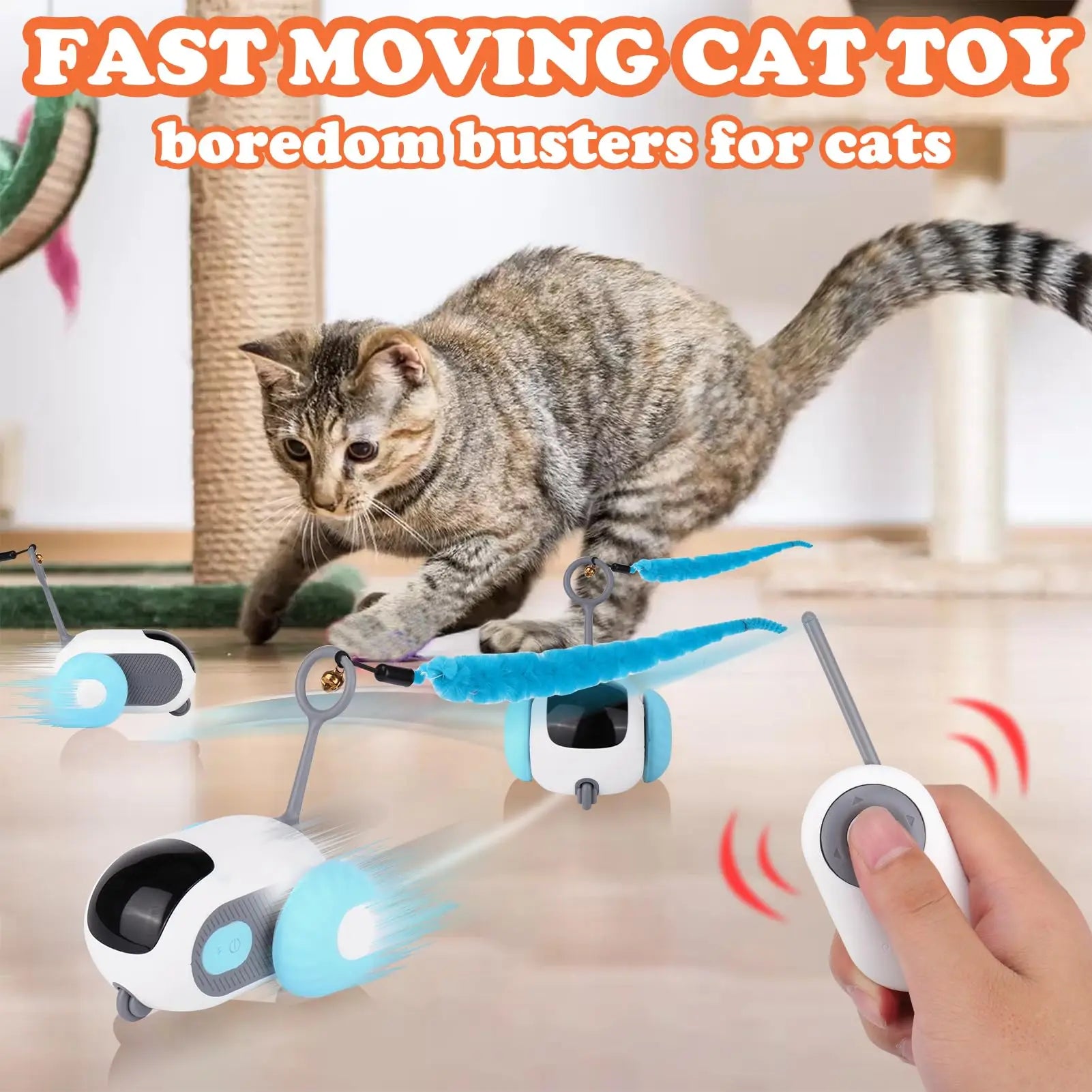 Smart Remote Control Mouse Toy for Pets