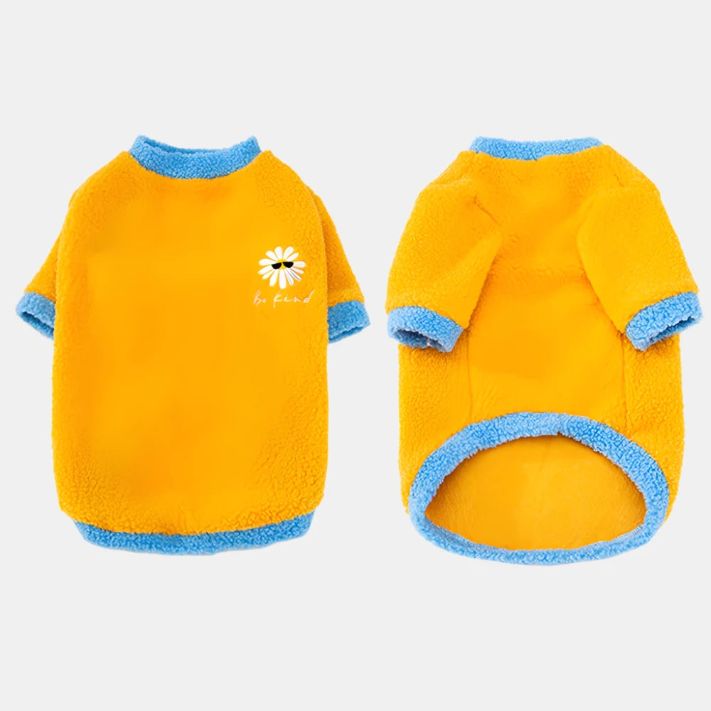 Yellow Polar Fleece Sweater (Large Breeds only)