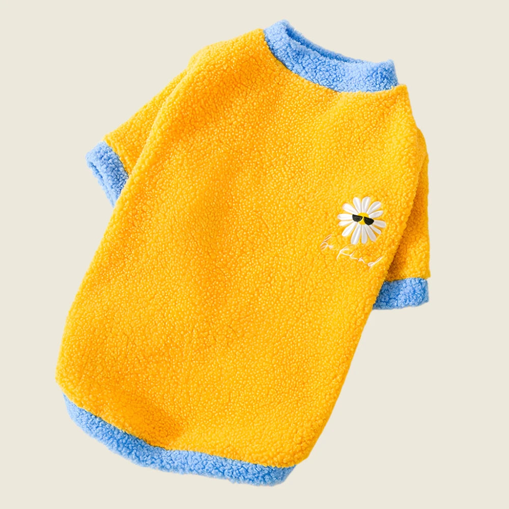 Yellow Polar Fleece Sweater (Large Breeds only)