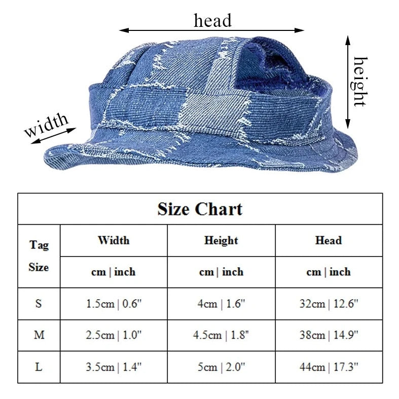 Pet Denim Hat