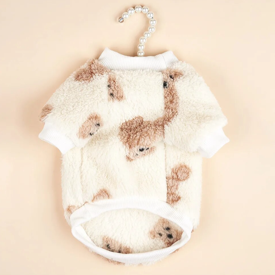 Teddy Print Sweatshirt