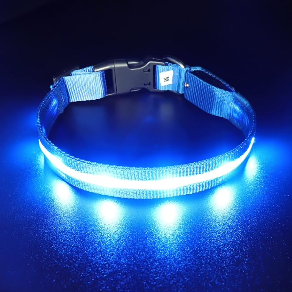 Nylon LED Safety Dog Collar