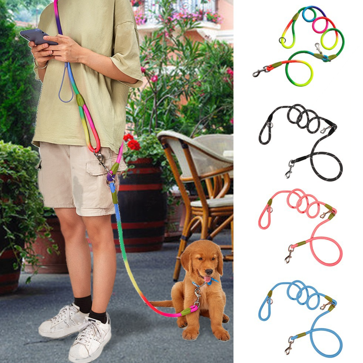 Hands-Free Crossbody Leash