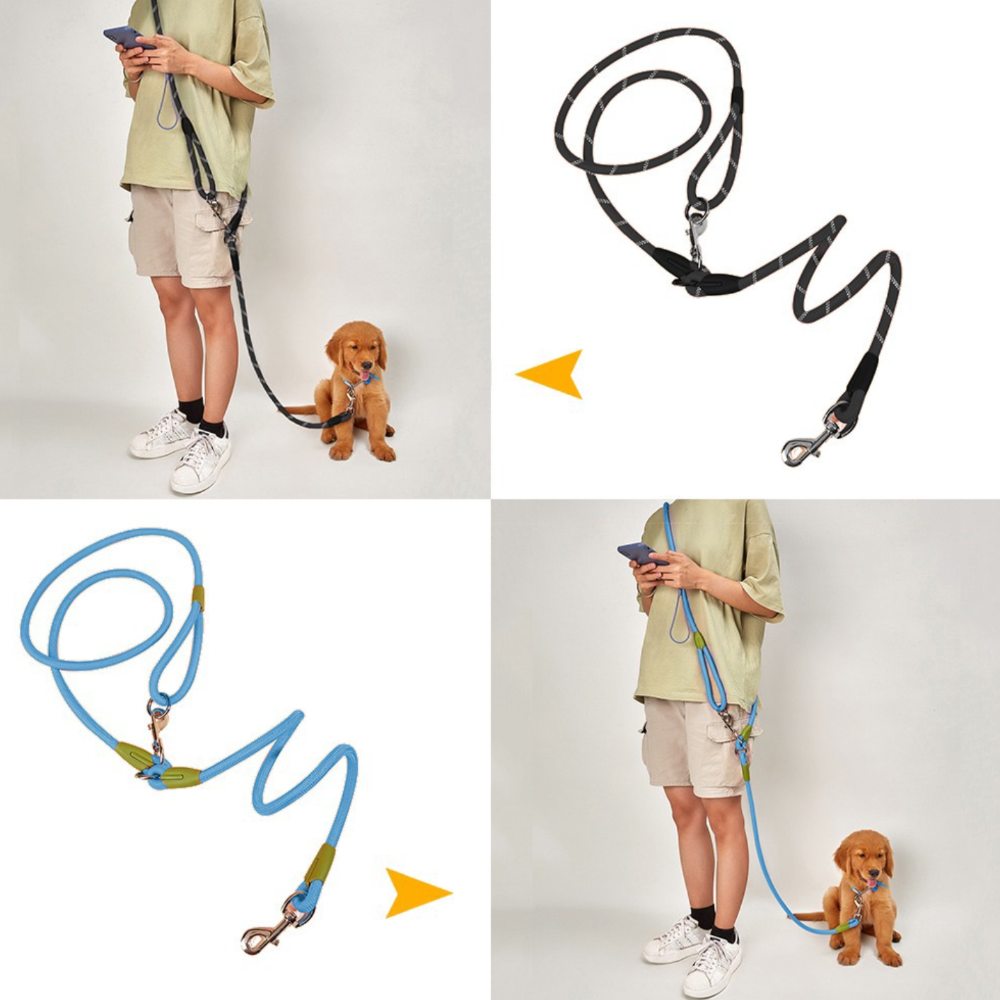 Hands-Free Crossbody Leash