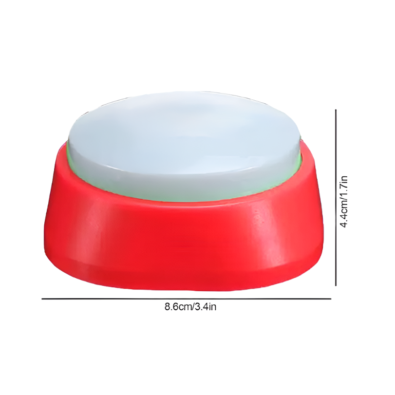 Dog and Cat Voice Trainer – Voice Recording Talking Button Pet Trainers (Pack of 4)