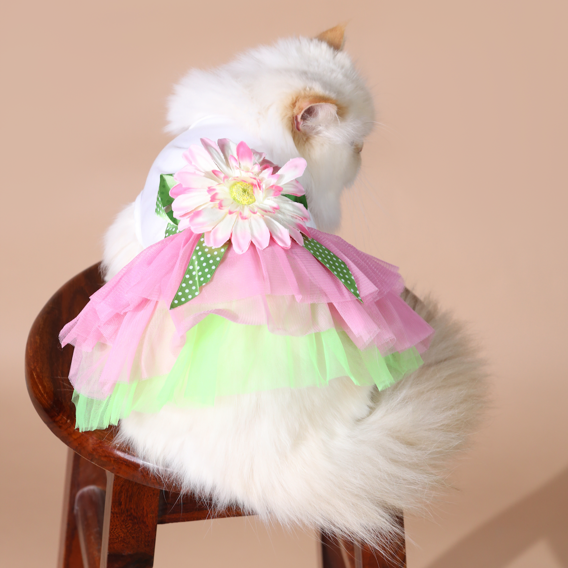 Flower Summer Frock Dress – Cute & Lightweight Dog Clothes for Warm Weather