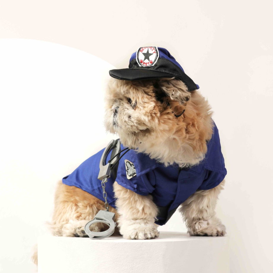 Dog Clothes| Pet Police Costume | Sizes and Colours Available| Claws N Paws