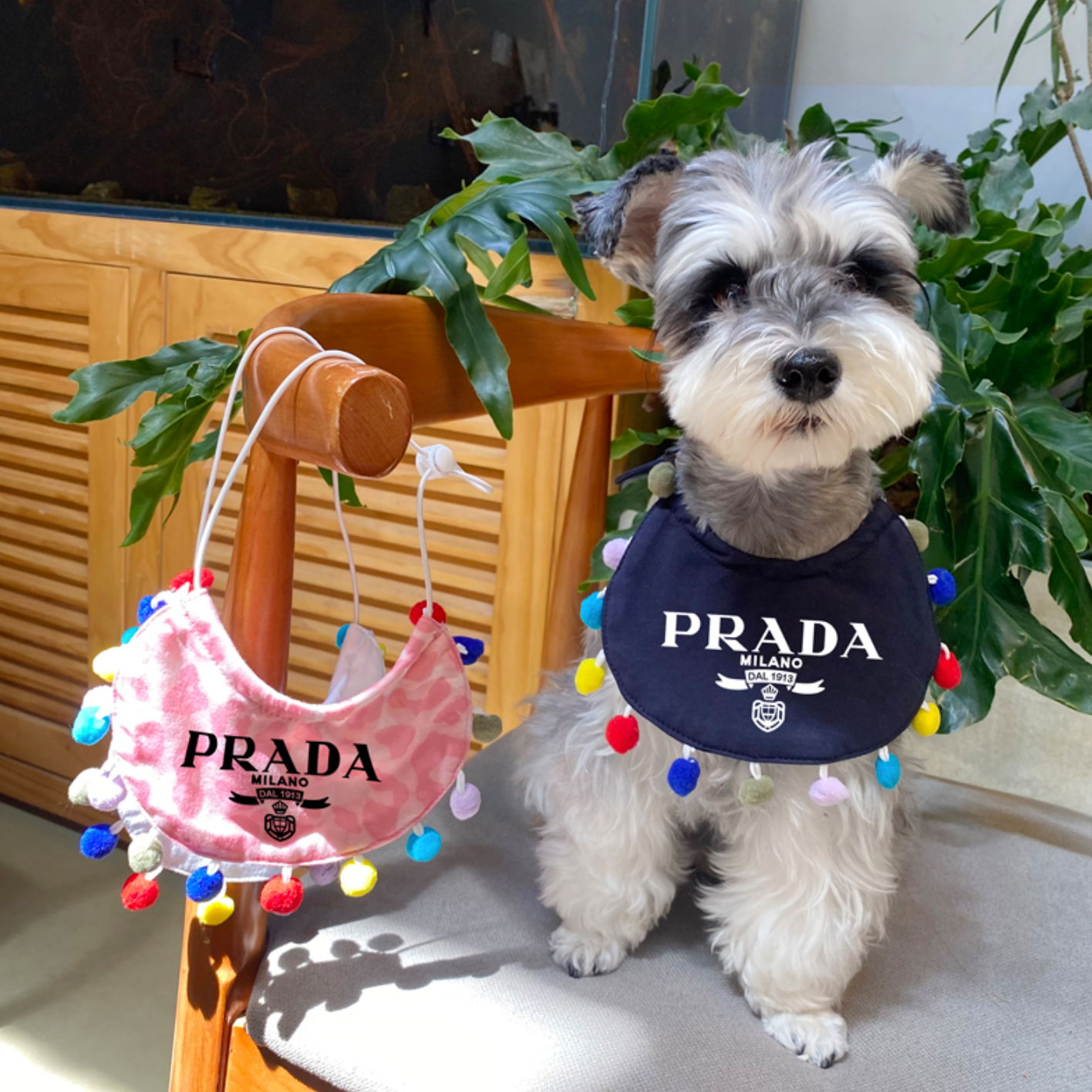 Prada Printed Bib