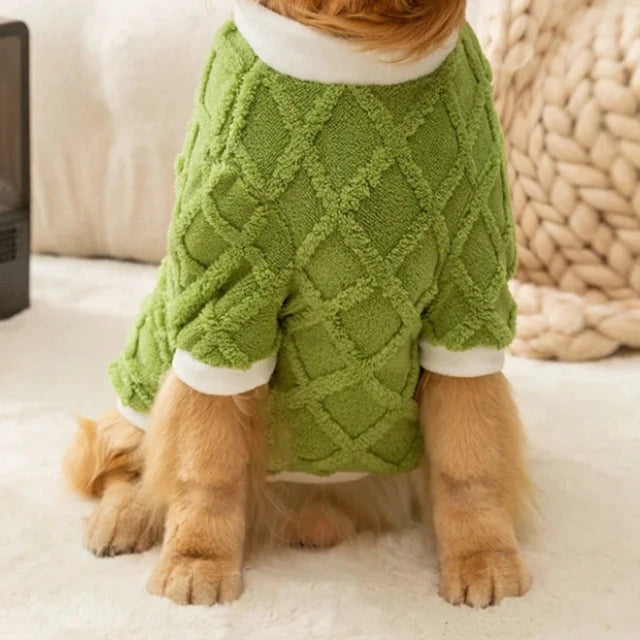 Double-Sided Flannel Fleece Sweater (Large Breeds only)