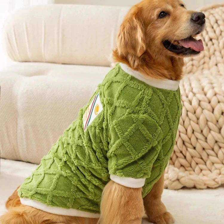 Double-Sided Flannel Fleece Sweater (Large Breeds only)
