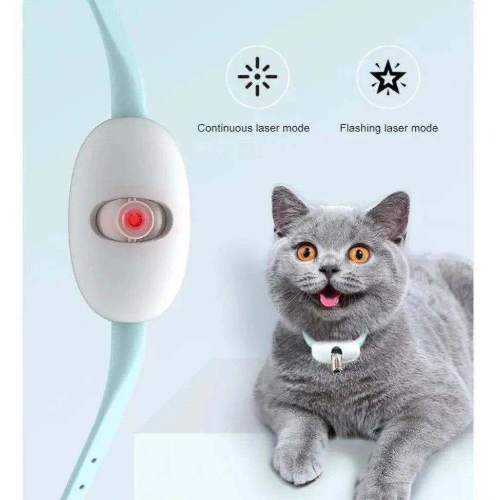 Smart Cat Laser Collar – Interactive Play for Your Cat