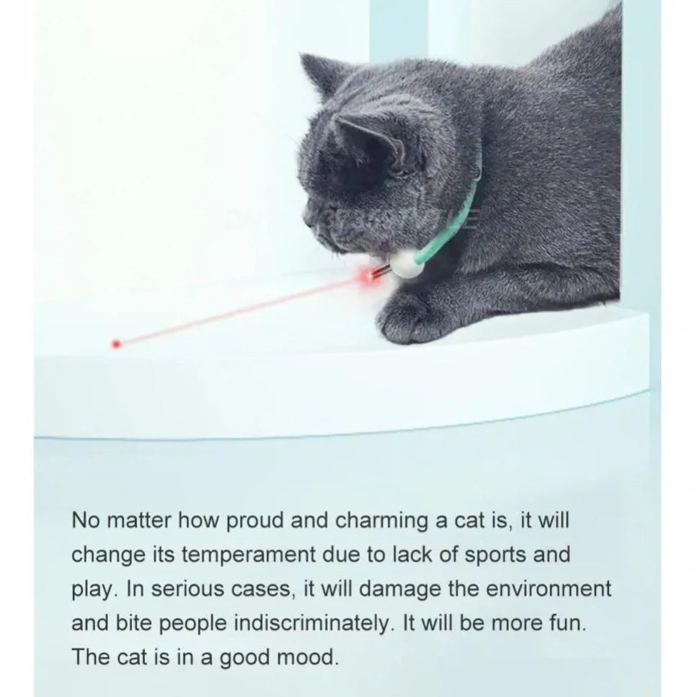 Smart Cat Laser Collar – Interactive Play for Your Cat