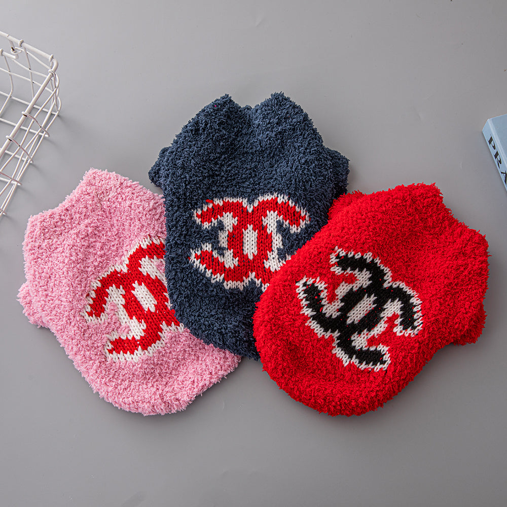Chanel Faux Fur Knitted Sweater