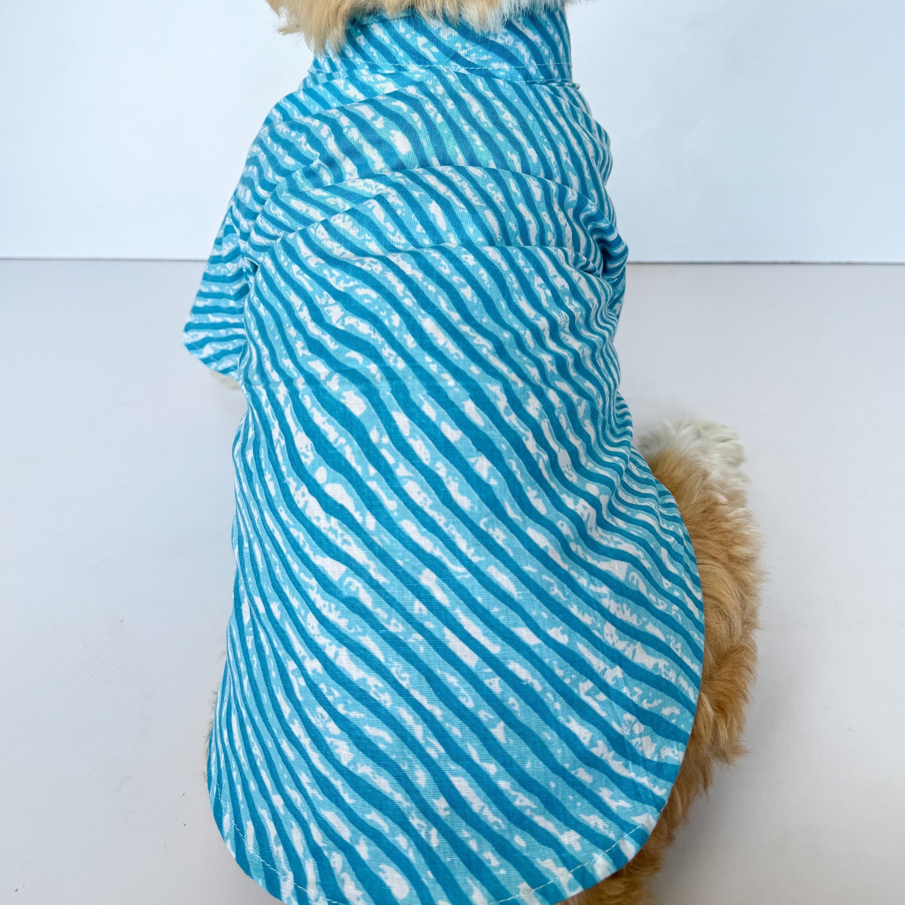 Dog Clothes| Lehriya Kurta: Blue | Sizes and Colours Available| Claws N Paws