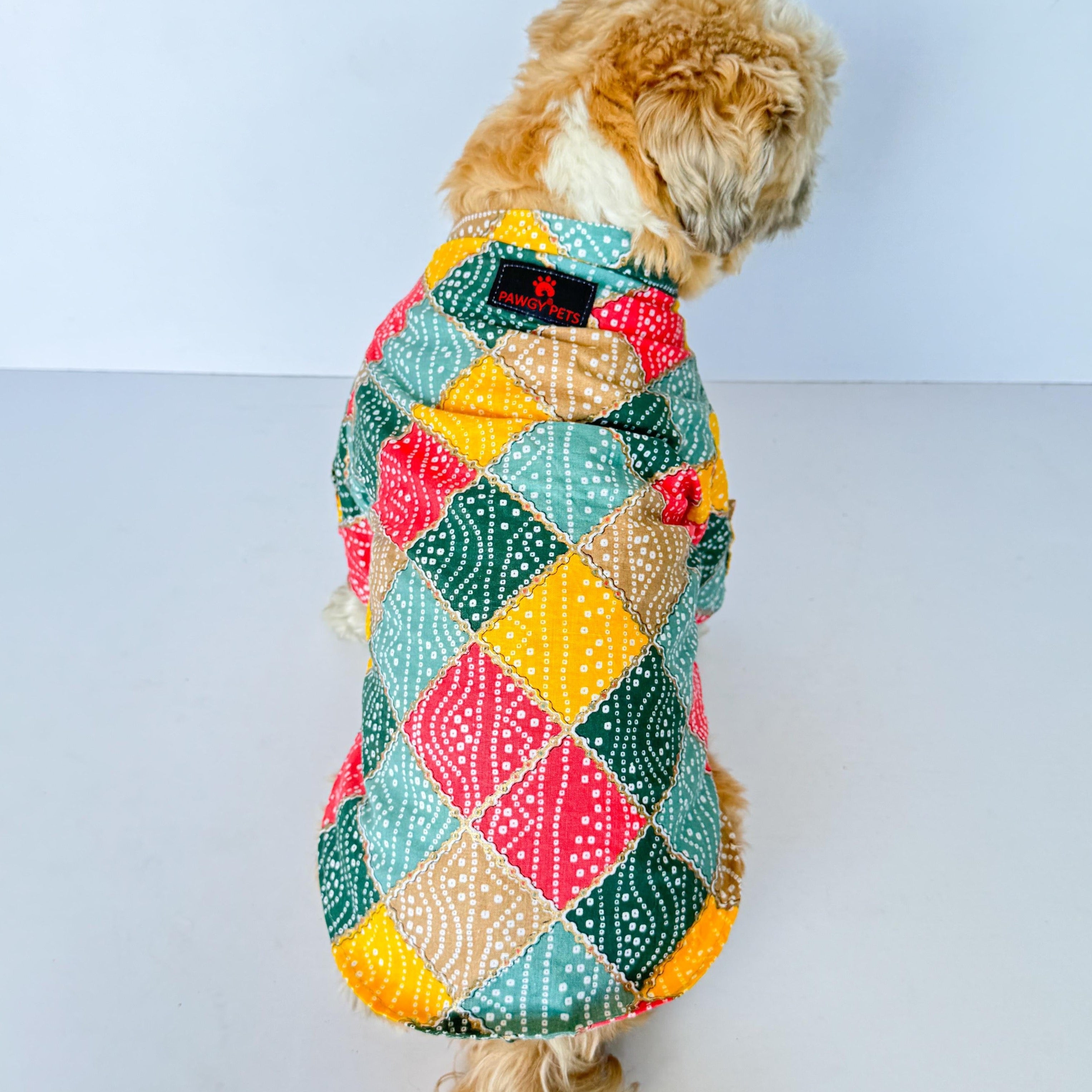 Dog Clothes| Multi Bandani kurta | Sizes and Colours Available| Claws N Paws