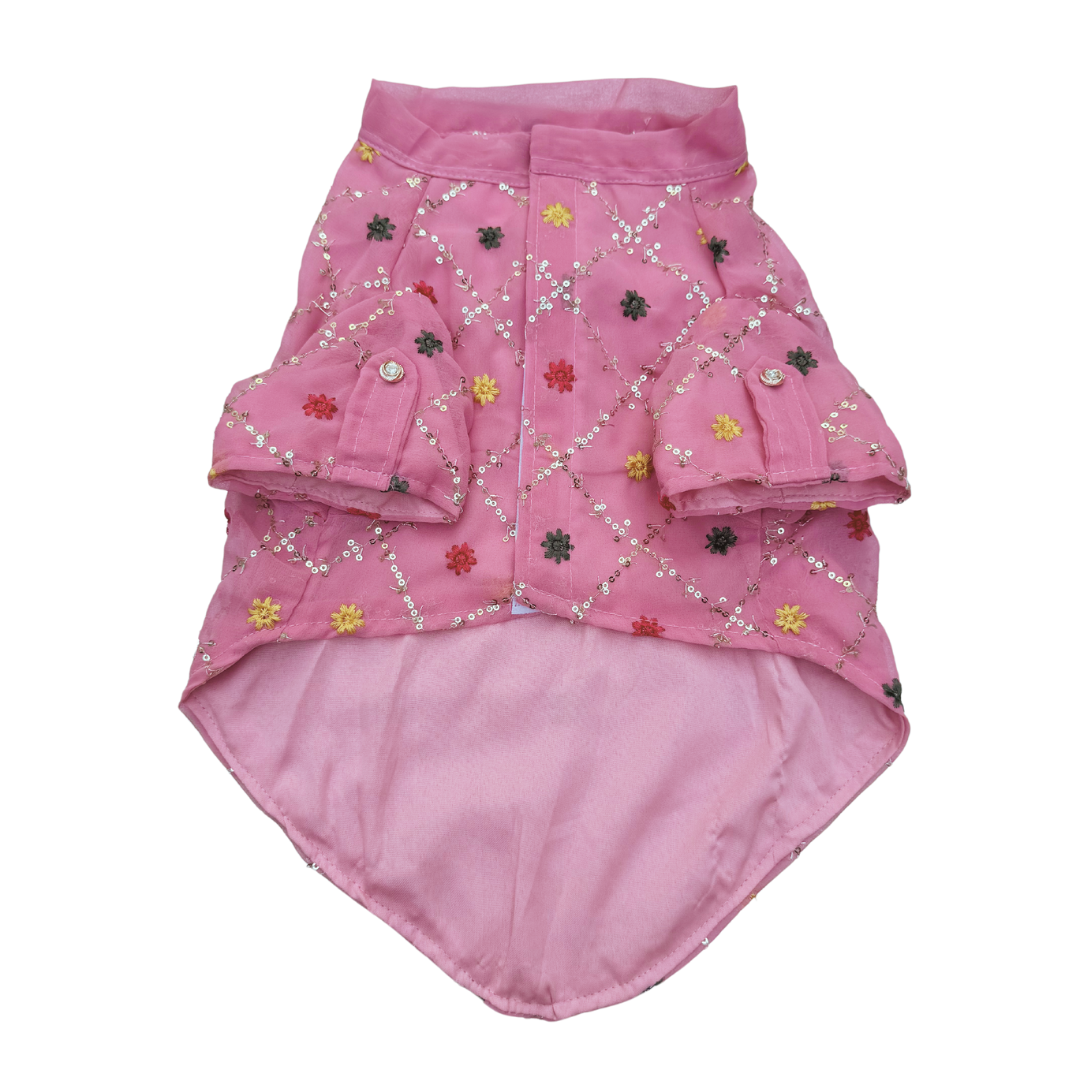 Dog Clothes| Festive Shirt Pink (New) | Sizes and Colours Available| Claws N Paws